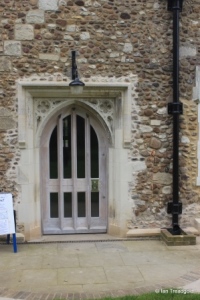 Stotfold - St Mary. North aisle, north door.