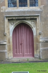 Stotfold - St Mary. West door.