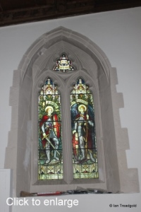 Stotfold - St Mary. South aisle, west window internal.