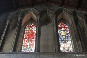 Dunstable - Priory Church of St Peter. West windows, internal.