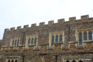 Eversholt - St John the Baptist. Clerestory windows from the north.
