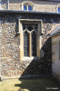 Wrestlingworth - St Peter. South aisle, south-west window.