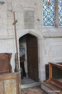 Edlesborough - St Mary the Virgin. Passageway from chancel to transept.