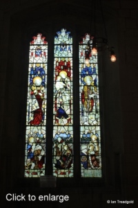Edlesborough - St Mary the Virgin. Chancel window internal.