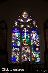 Cockayne Hatley - St John the Baptist. East window internal