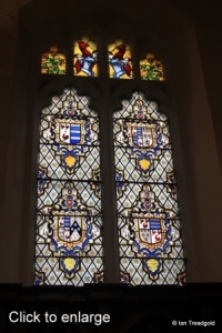 Cockayne Hatley - St John the Baptist. Chancel, north window internal