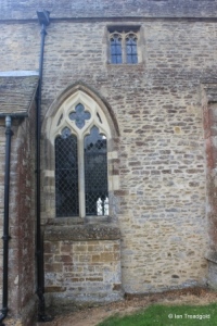 Yelden - St Mary. North side, eastern window.
