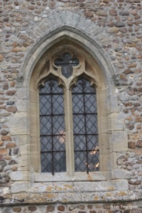 Eyeworth - All Saints. West window.
