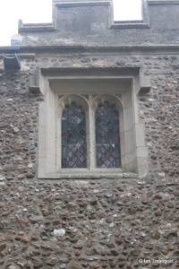 Eyeworth - All Saints. Clerestory window.