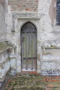 Eyeworth - All Saints. Chancel priest's door.