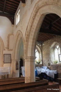 Eyeworth - All Saints. South arcade.