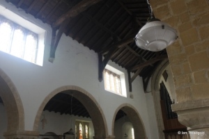 Everton - St Mary. Clerestory south windows.