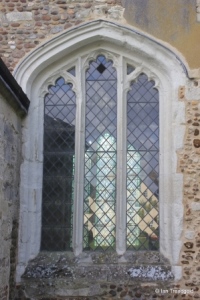 Edworth - St George. Nave north window.