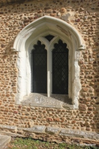 Edworth - St George. South porch west window.