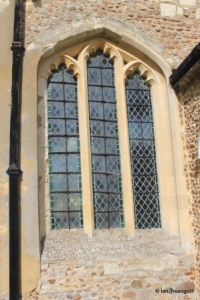 Edworth - St George. Nave, south window.