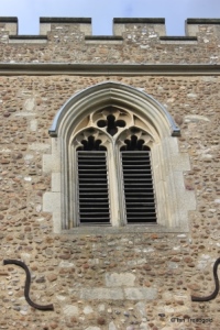 Edworth - St George. Belfry opening.