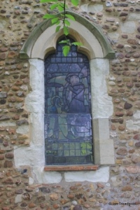 Edworth - St George. West window.