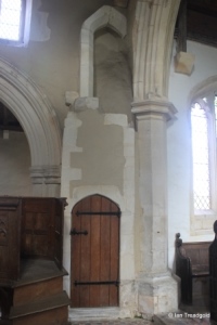 Edworth - St George. Rood stair.