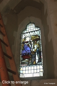Edworth - St George. West window, internal.