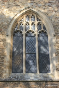Elstow - St Mary and St Helena. South aisle, eastern window.