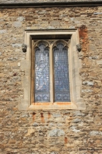 Elstow - St Mary and St Helena. South aisle, square head window.