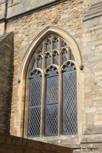 Elstow - St Mary and St Helena. South aisle, western window.