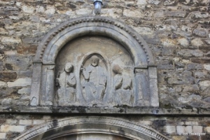 St Helena. North doorway tympanum.