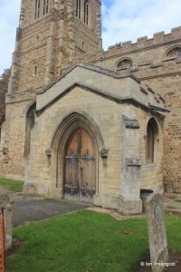 Eaton Socon - St Mary the Virgin. South porch.