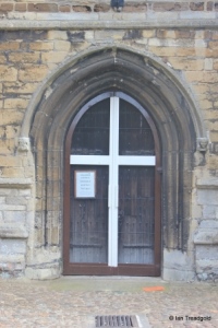 Eaton Socon - St Mary the Virgin. West door.