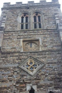 Eaton Socon - St Mary the Virgin. West tower clock.