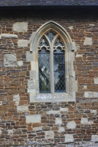 Eggington - St Michael. South aisle, western window. Eggington - St Michael. South aisle, western window.