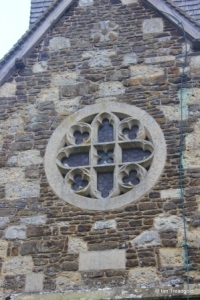 Eggington - St Michael. West window. Eggington - St Michael. West window.
