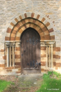 Farndish - St Michael and All Angels. South doorway.