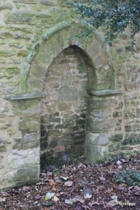 Farndish - St Michael and All Angels. Blocked north doorway.