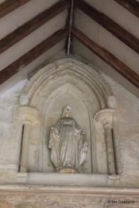 Felmersham - St Mary. South porch statue niche.
