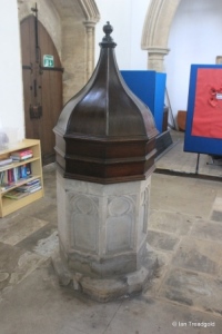 Felmersham - St Mary. West end font.