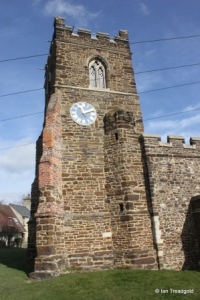 Upper Gravenhurst - St Giles. Tower from the south.