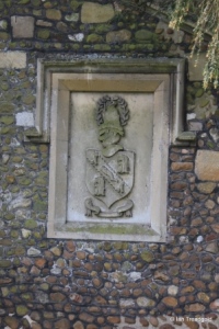 Great Barford - All Saints. Vestry coat of arms.