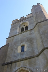 Hockliffe - St Nicholas. Tower from the west.