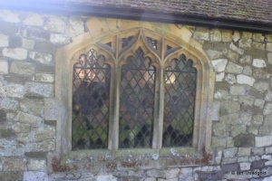 Hockliffe - St Nicholas. Vestry and chapel window.