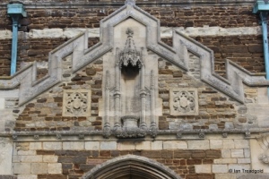 Houghton Conquest - All Saints. South porch, statue niche.