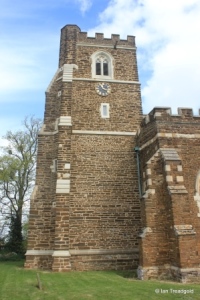 Houghton Conquest - All Saints. Tower from the south.
