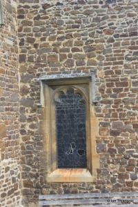 Henlow - St Mary. Chancel, south-west window.