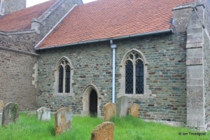Husborne Crawley - St James. Chancel from the south.