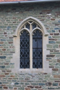 Husborne Crawley - St James. Chancel south window.