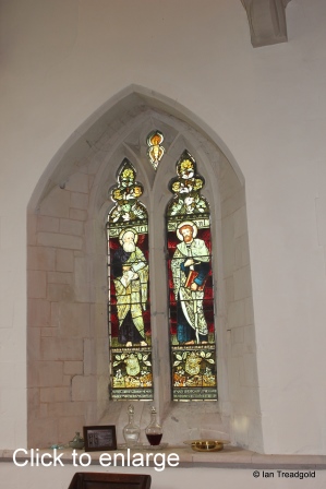 Flitwick - St Peter & St Paul. Chancel, south-east window internal.
