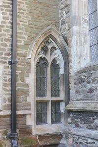 Marston Moretaine - St Mary. Chancel, north-west window.