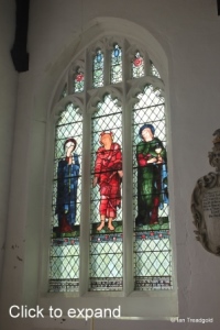Marston Moretaine - St Mary. Chancel, south-east window internal.