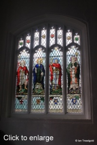 Luton - St Mary. South transept west window internal.