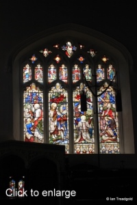 Luton - St Mary. Chancel south window internal.